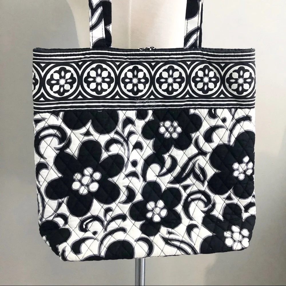VERA BRADLEY Night & Day Toggle Tote Bag